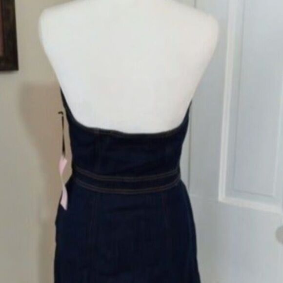 Women's Collared Denim Mini Dress (Size 8) BLUE ~ NEW!!! - Picture 4 of 9
